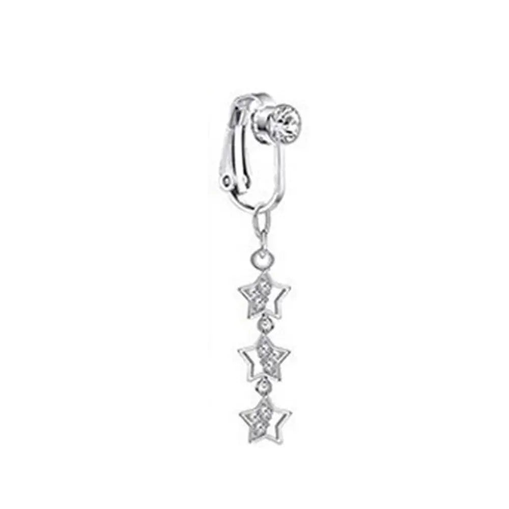 Accessoires Plage - Boucles Clip Sans Perçage et Faux Piercing Nombril