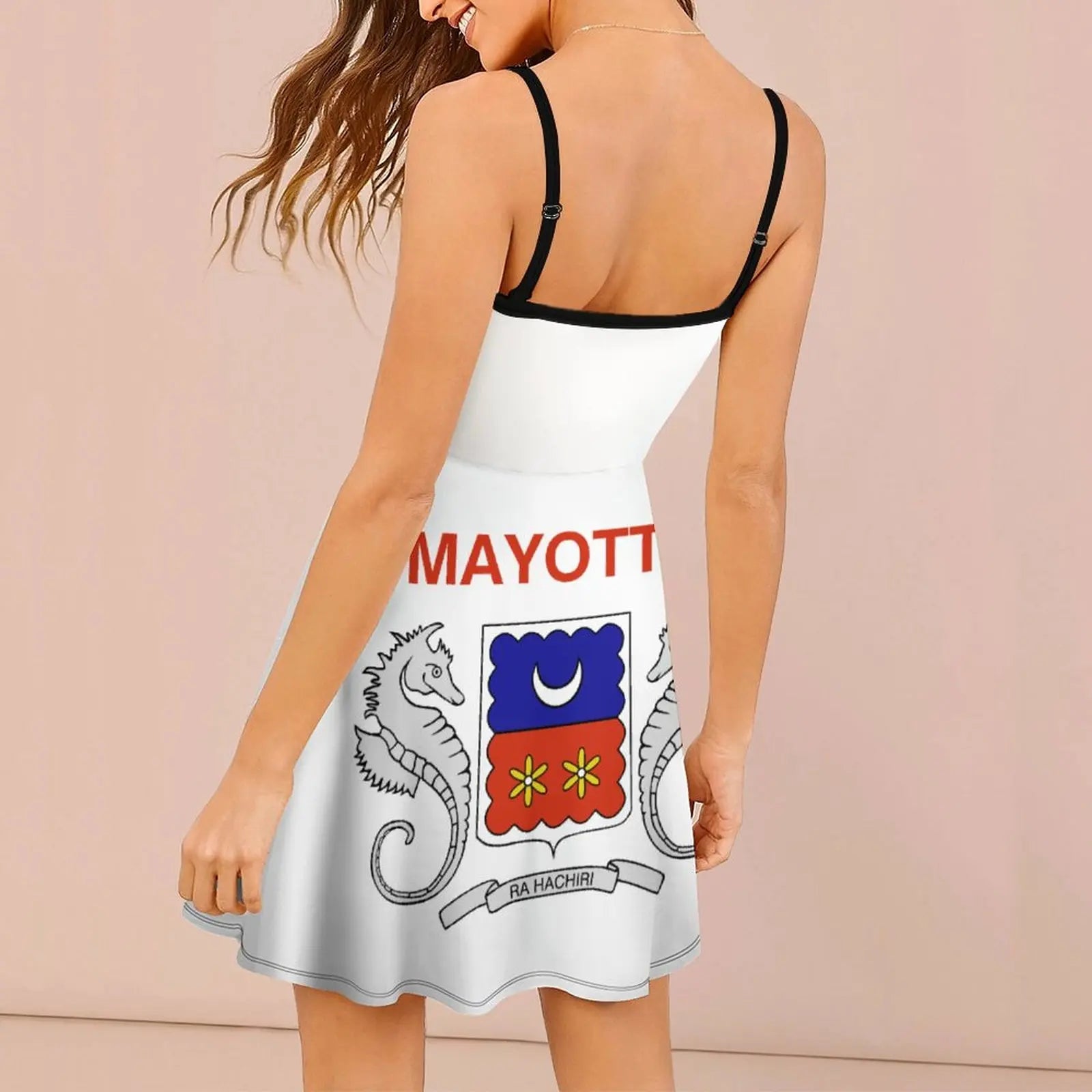 Robe Bretelles Drapeau de Mayotte - Style Vintage