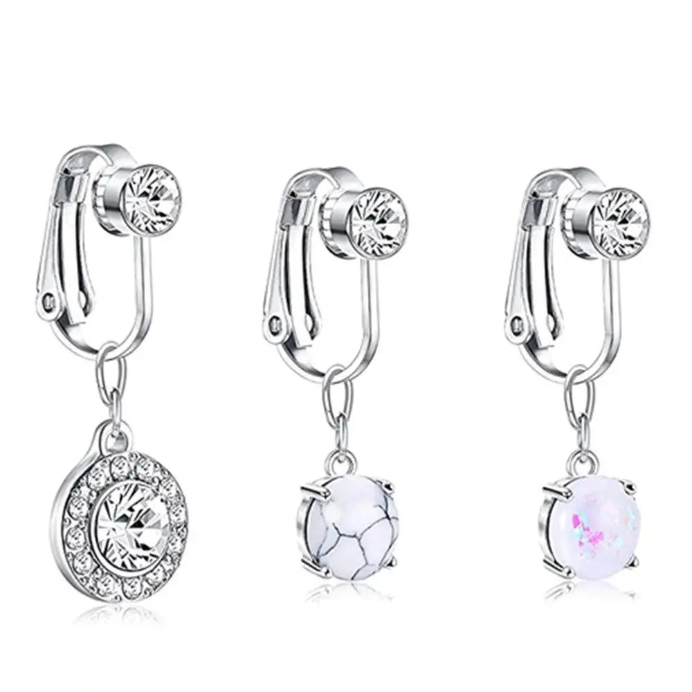 Faux piercing pour le nombril, faux anneau de nombril, anneaux de nombril, bijoux de corps