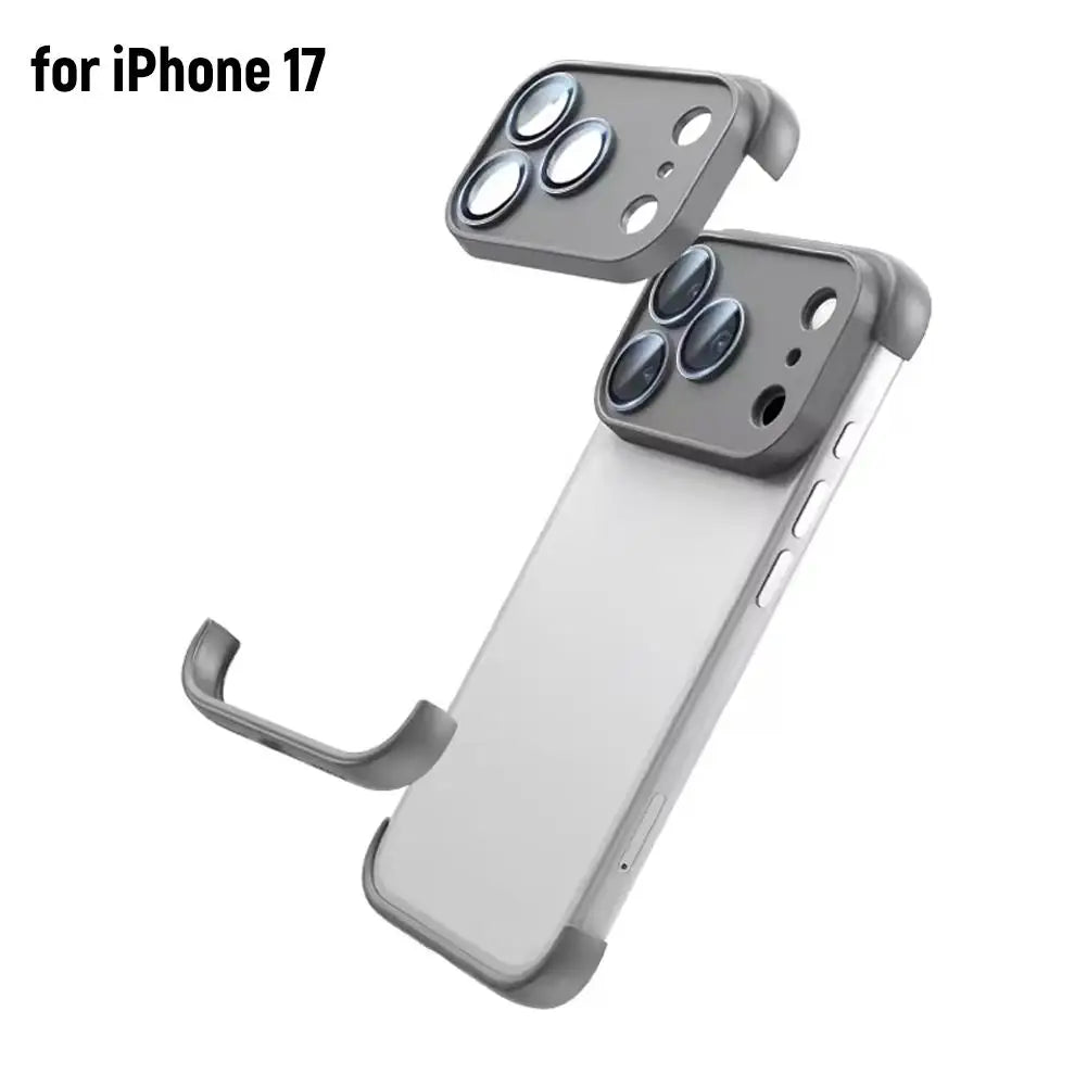 Frameless Not Case Corner Pad TPU Bumper For iPhone 17 Air 17Pro 17 Pro Max Camera Lens Protection Bumper Accessories