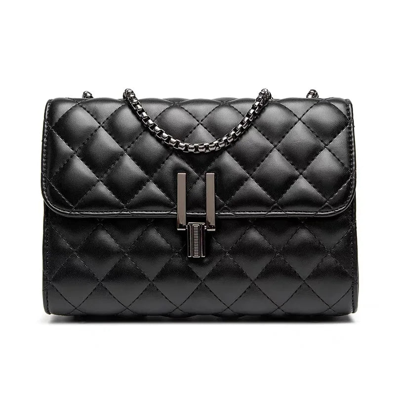 Sac Bandoulière Carré Losange Chaîne Femme - Style Tendance