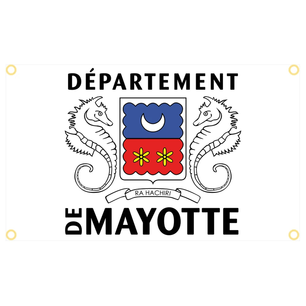 Drapeau de Mayotte - Bannière Décorative