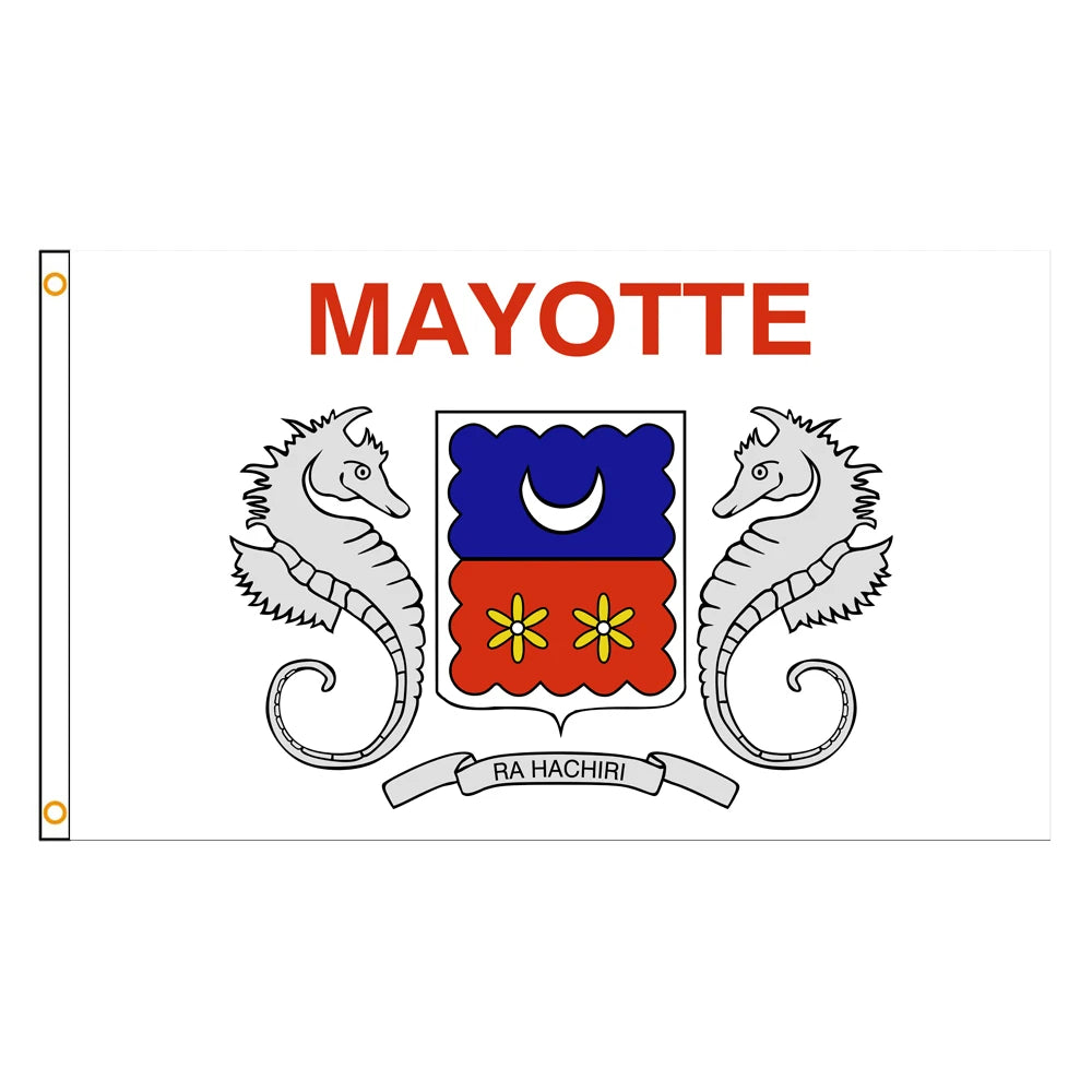 Drapeau de Mayotte - Bannière Décorative