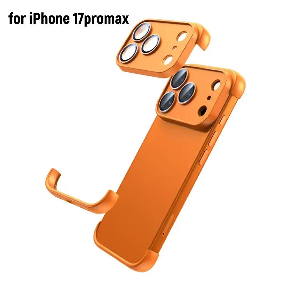 Frameless Not Case Corner Pad TPU Bumper For iPhone 17 Air 17Pro 17 Pro Max Camera Lens Protection Bumper Accessories