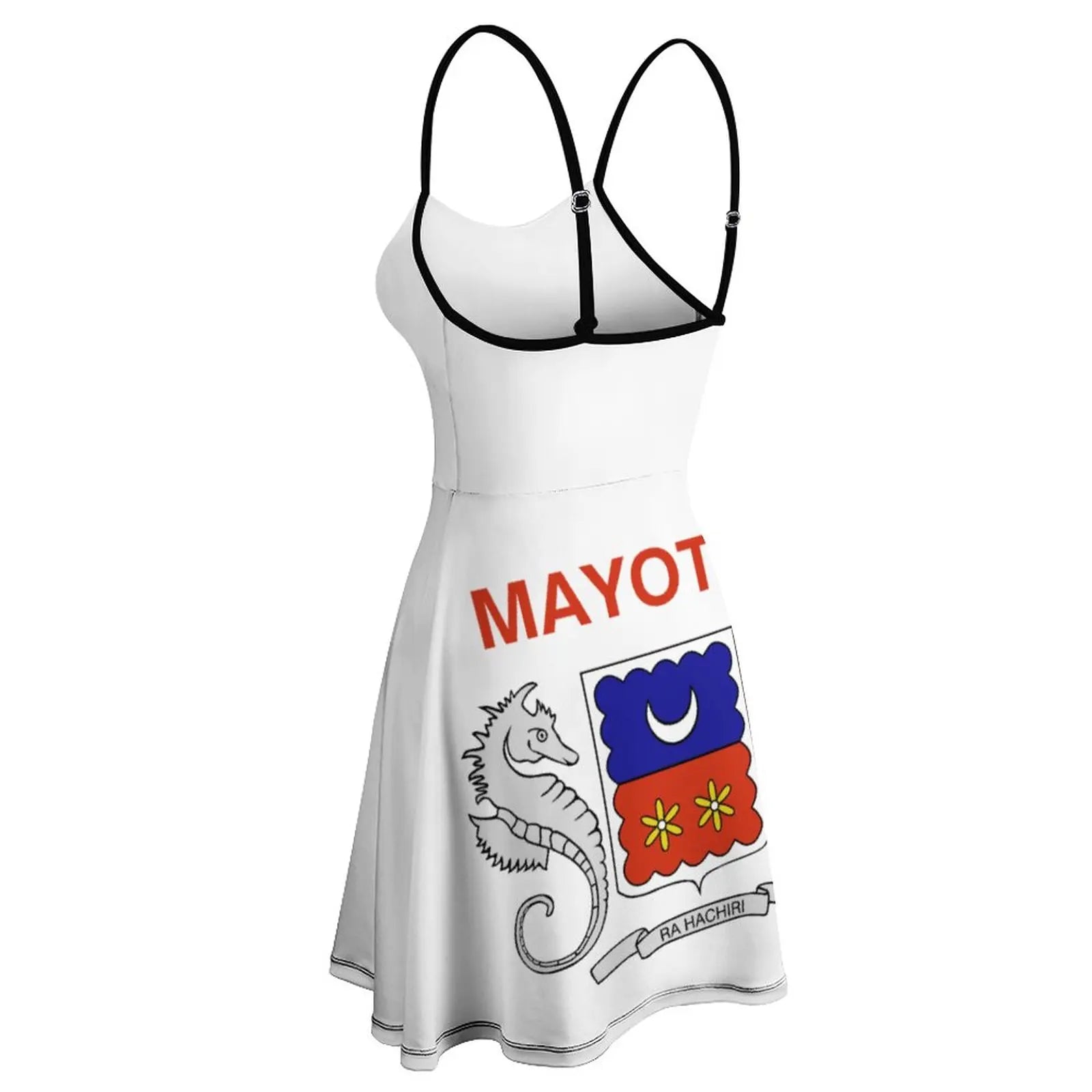 Robe Bretelles Drapeau de Mayotte - Style Vintage