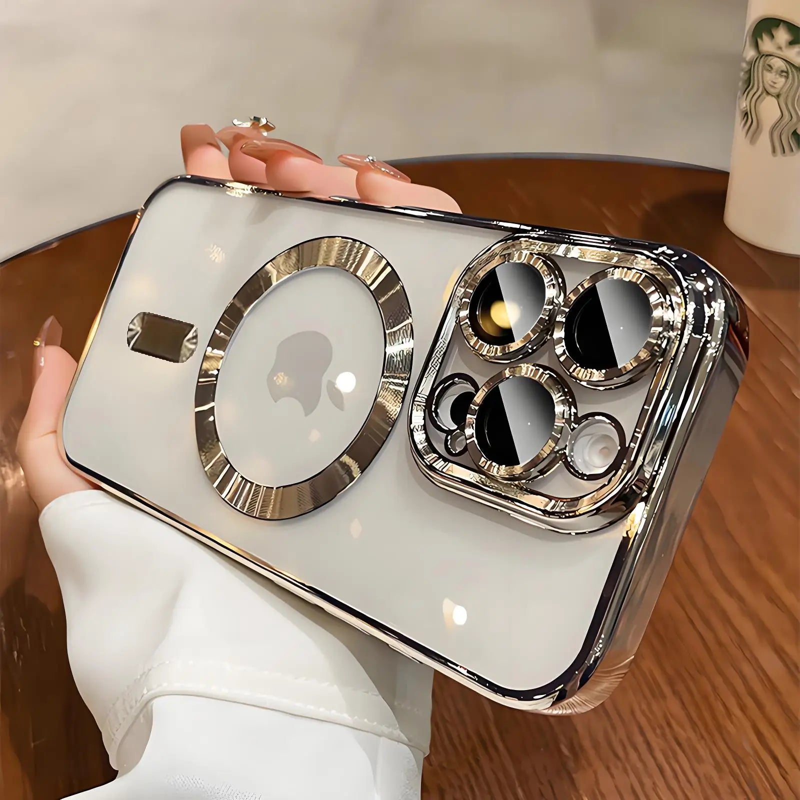 Magnetic Plating Camera Lens Protection Case For iPhone 17 16 15 14 Plus 13 12 11 Pro Max Case for Magsafe Wireless Charge Cover