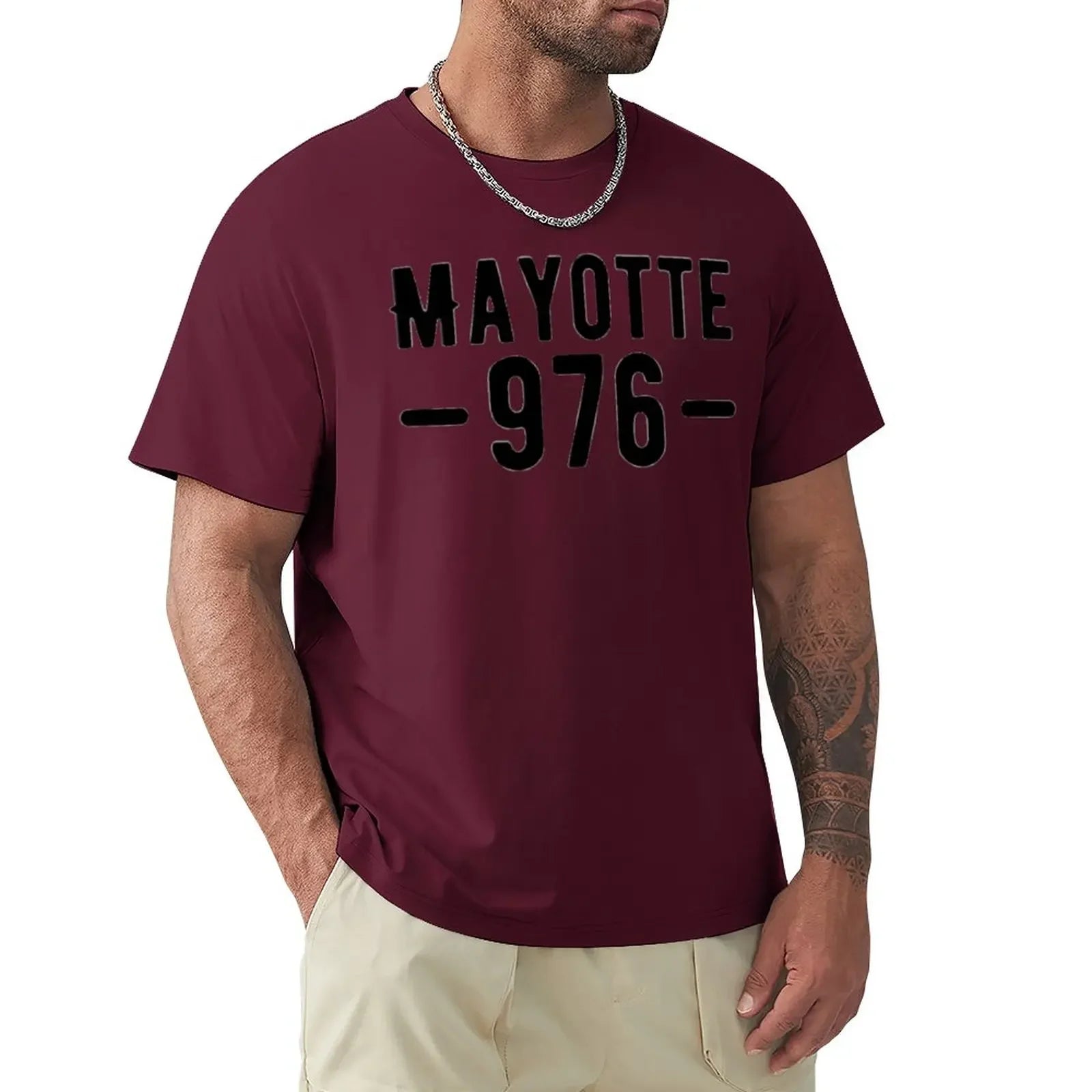 T-Shirt Mayotte 976 - Édition Vintage