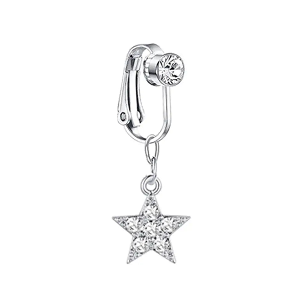 Accessoires Plage - Boucles Clip Sans Perçage et Faux Piercing Nombril