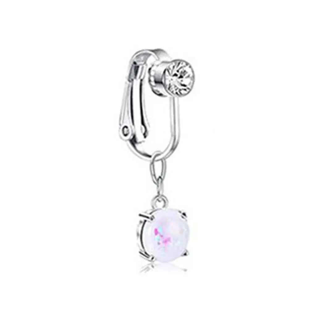 Accessoires Plage - Boucles Clip Sans Perçage et Faux Piercing Nombril