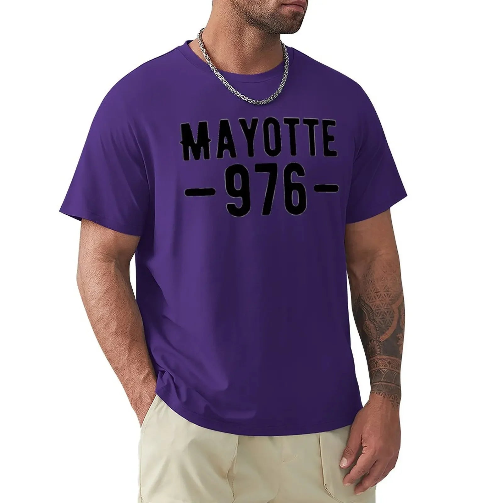 T-Shirt Mayotte 976 - Édition Vintage