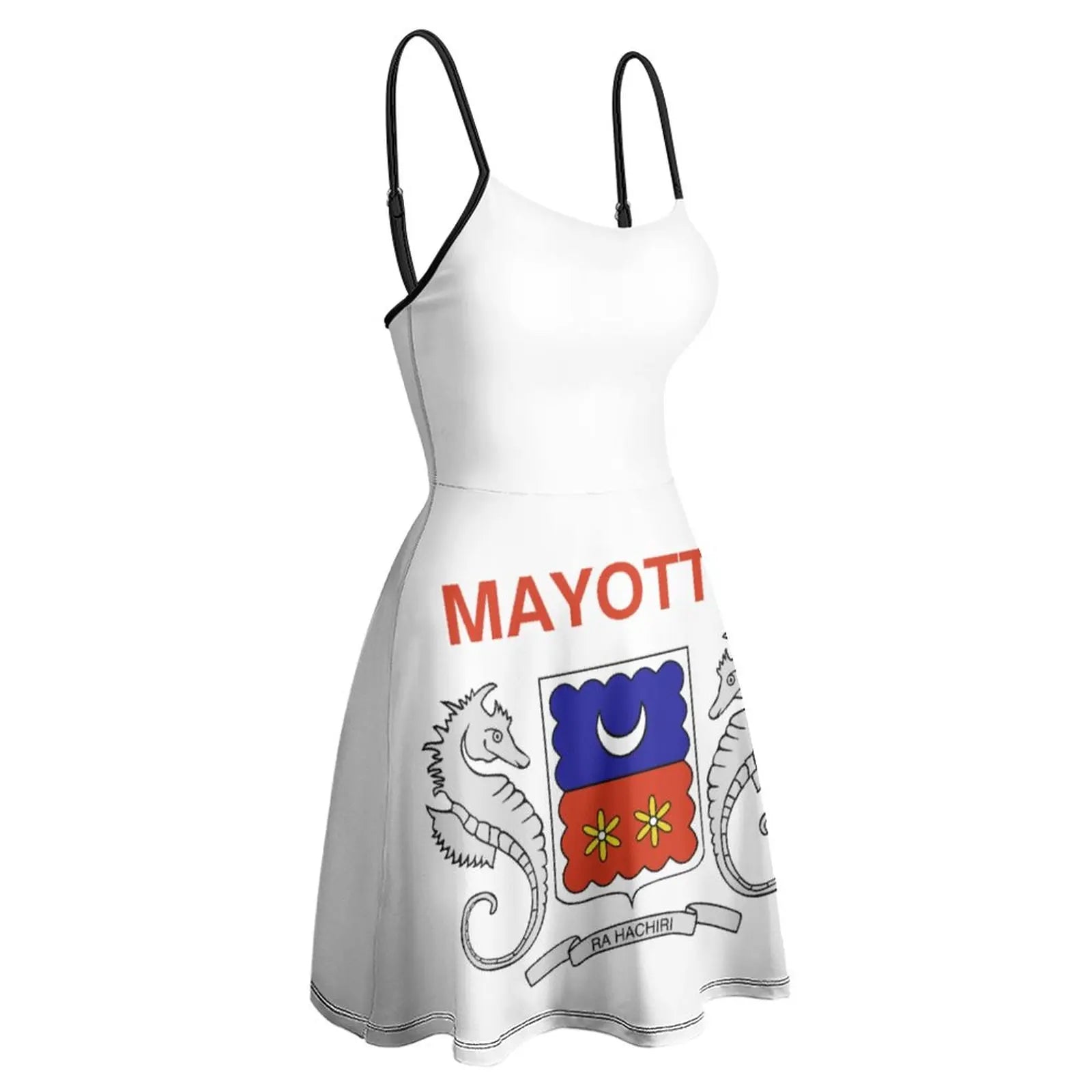 Robe Bretelles Drapeau de Mayotte - Style Vintage