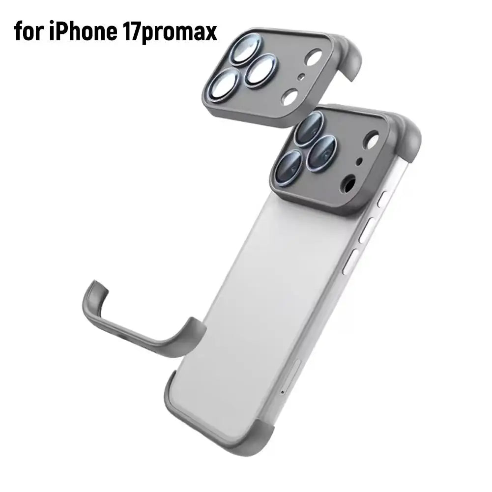 Frameless Not Case Corner Pad TPU Bumper For iPhone 17 Air 17Pro 17 Pro Max Camera Lens Protection Bumper Accessories