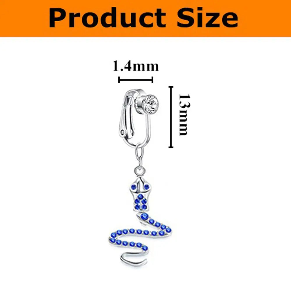 Accessoires Plage - Boucles Clip Sans Perçage et Faux Piercing Nombril