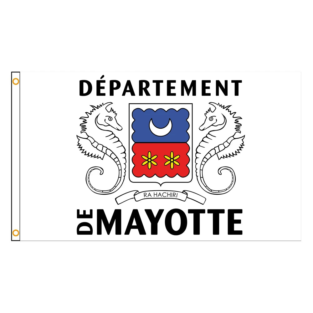 Drapeau de Mayotte - Bannière Décorative